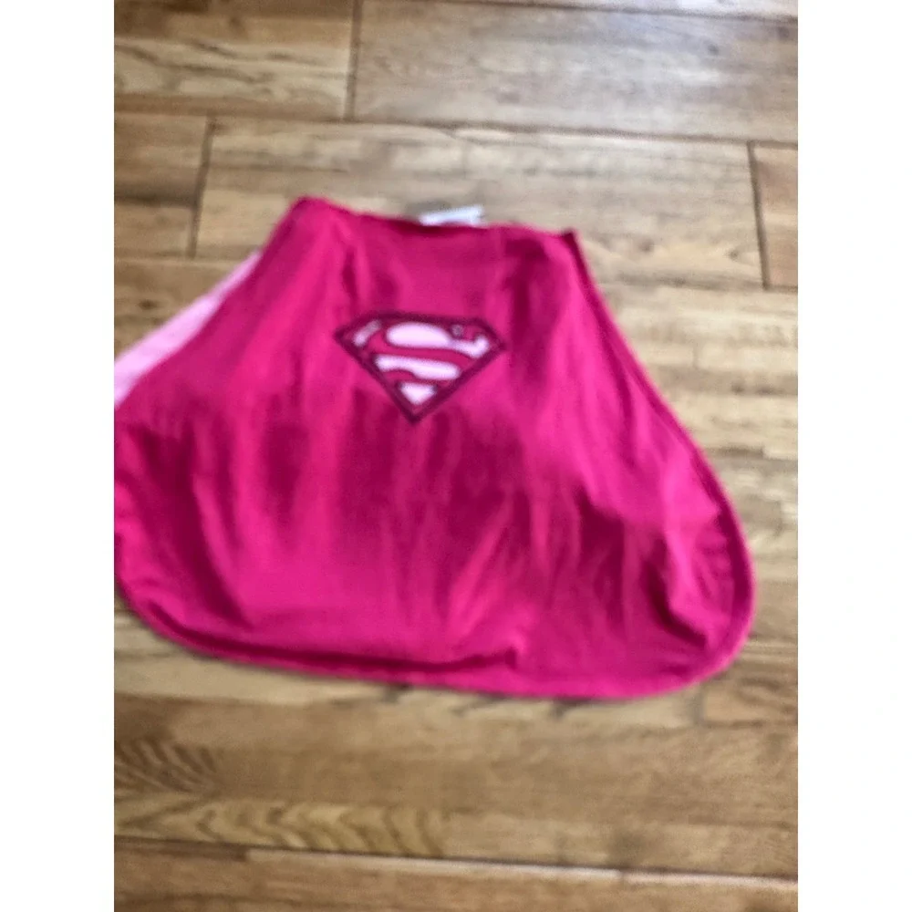 DC Super Friends Supergirl Bodysuit Tutu‎ Dress with Cape 6-12 Months